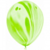 Шар Мрамор (12''/30 см) Зеленый, агат, 50 шт.
