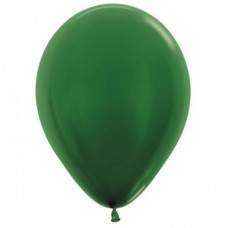 Шар (12''/30 см) Изумрудно-зеленый (872), металлик, 100 шт.