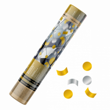 СМ009_Максэм_Пневмохлопушка зол.,серебр. конфетти,прямоугол.,кружки 30 см_100/1 СМ009_Максэм_Пневмохлопушка зол.,серебр. конфетти,прямоугол.,кружки 30 см_100/1 в Казани