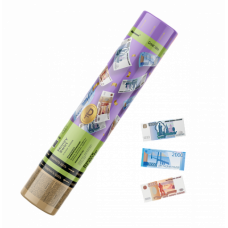 CM006_Максэм_Пневмохлопушка 30 см (прям-ки из фольги, «рубли» 5000,2000,1000)_100/1