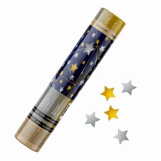 CM011_Максэм_Пневмохлопушка 30 см (звезды из фольги зол.,сереб.)_100/1